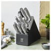 Diamond, 13-pcs, Knife block set, grey, small 5