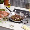 Milano Stainless Steel, 12-inch, Frying Pan, Gun Metal, small 2