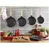 Pans, Bratpfanne mit Holzgriff 20 cm, rund, Schwarz, Gusseisen, small 3