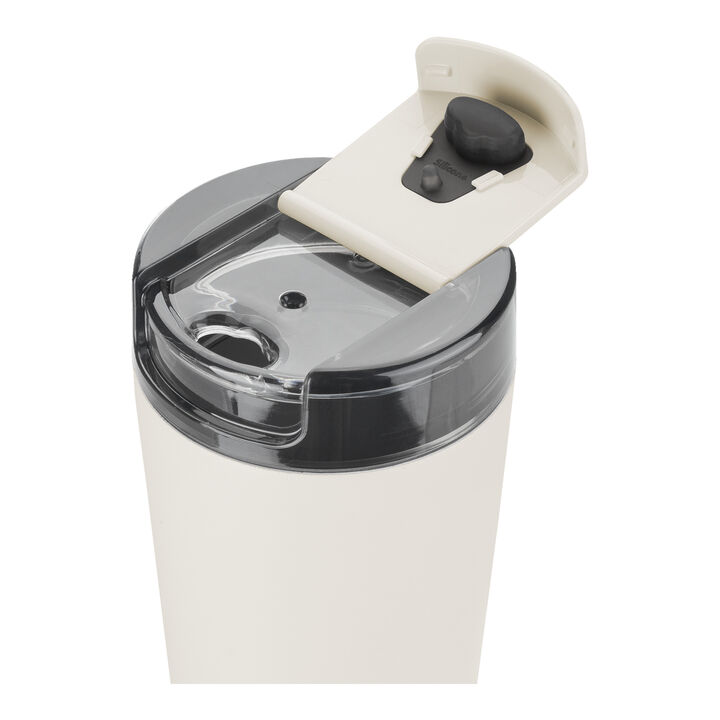 Thermo Plus, Thermo mug, 480 ml, Stainless steel, cream, large 3