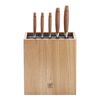 Four Star, 6-pc, Kotibe Wood Handle Knife Block Set, Brown, small 1