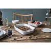 Ceramique, Rectangular Baking Dish Set White 3 Piece, small 6