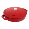 Stackable Set, 2-pcs Cast iron Pot set Stackable cherry, small 4