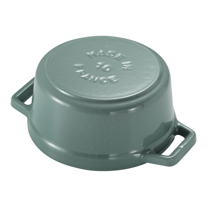 La Cocotte, 250 ml cast iron round Mini cocotte, eucalyptus, large 3