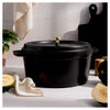 La Cocotte, Cocotte 30 cm / 8,4 l, Rond, Zwart, small 2