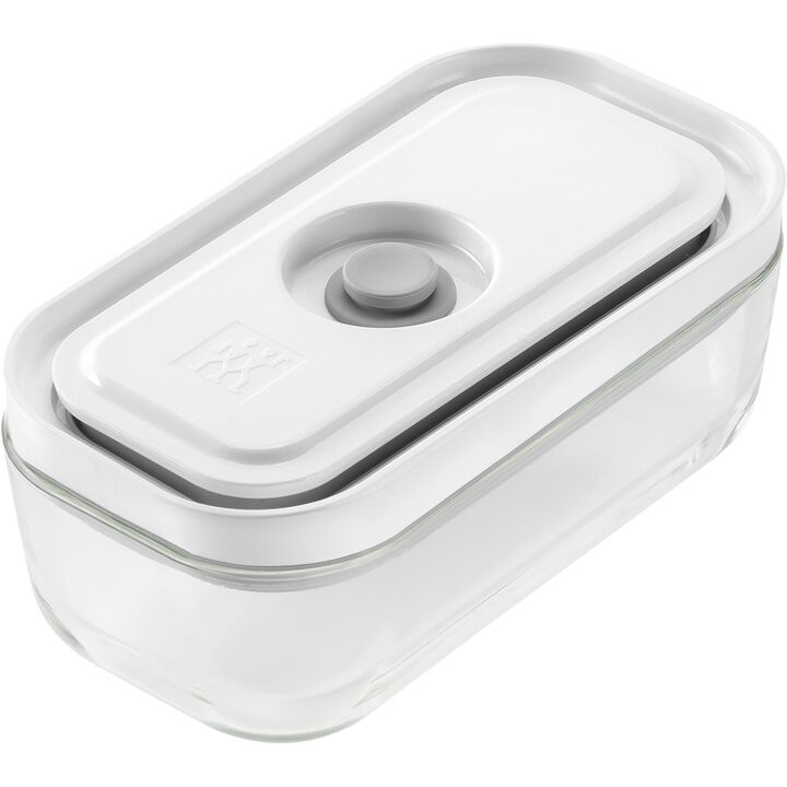 Fresh & Save, S, Vacuum Container, Glass, Grey, large 1