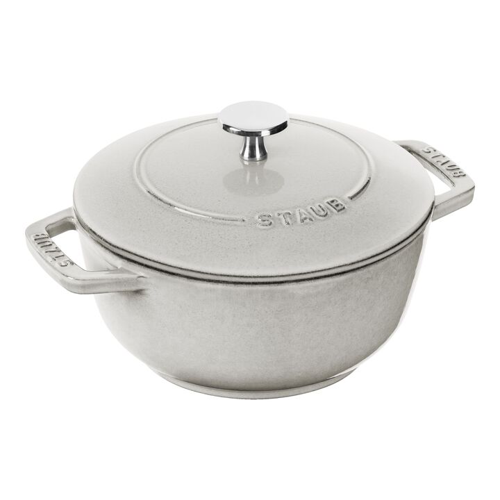 鋳物ホーロー鍋, Wa-NABE・フレンチオーブン 18 cm, 鋳鉄, large 1