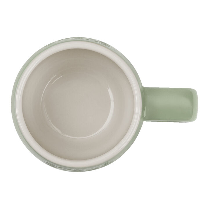 Ceramique,  ceramic Mug, eucalyptus, large 4