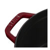 La Cocotte, 5.25 l cast iron round Cocotte, Bordeaux, small 7