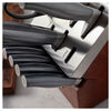 Graphite, 14-pcs, Knife block set, brown, small 5