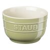 Ceramique, 9 cm / 6 Piece ceramic Ramekin set macaron, mixed Colours, small 7