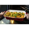 Ceramique, 34 x 24 cm rectangular ceramic Oven dish cherry, small 10