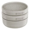 Dining Line, Sk&aring;ls&aelig;t, 2-dele/ 12 cm, Hvid Tr&oslash;ffel, Keramisk, small 1