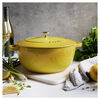 La Cocotte, 4.8 l cast iron round French oven, citron - Visual Imperfections, small 2