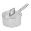 Sos Tenceresi &ccedil;ift &ccedil;ıdarlı kapak | 18/10 Paslanmaz &Ccedil;elik | 16 cm | Metalik Gri,,large