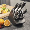 All * Star, 7-pcs, Knife block set, silver, anthracite, small 6
