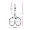 PREMIUM, matt Nail scissors, small 5