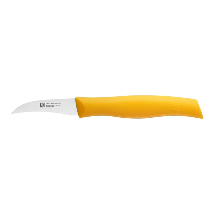 TWIN Grip, Schälmesser 6 cm, Gelb, large 1