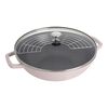 Specialities, 30 cm / 12 inch cast iron Wok, sorbet rose, small 1
