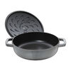 Braisers, Sauteuse chistera 28 cm / 3,7 l, Grafietgrijs, small 2