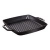 Grill Pans, Grillpan 33 cm, Zwart, small 1