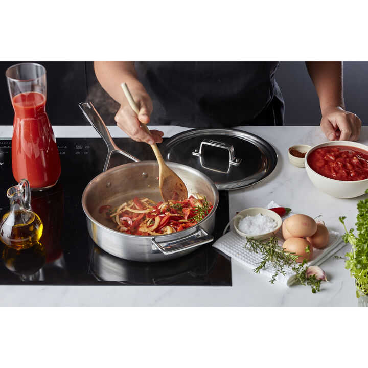 Essential 5, 24 cm 18/10 Stainless Steel Saute pan, large 2
