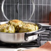 Milano Stainless Steel, 4 qt, Stainless Steel, Saute Pan With Lid, small 6