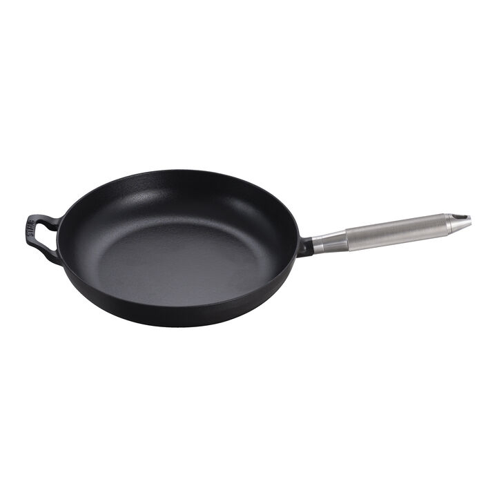 Pans, Bratpfanne Buster+Punch 28 cm, rund, Schwarz, Gusseisen, large 3