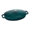 Specialities, Plat &agrave; four poisson 33 cm, Oval, Blue La-Mer, small 1