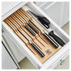 Storage, Beechwood, In-drawer Knife Organizer, small 3