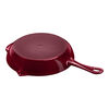 Pans, 26 cm / 10 inch cast iron Frying pan with pouring spout, Bordeaux, small 2
