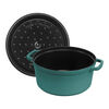 La Cocotte, 24 cm round Cast iron Cocotte mint-green, small 7