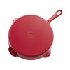 Pans, 28 cm / 11 inch cast iron Frying pan traditional, cherry - Visual Imperfections, small 4