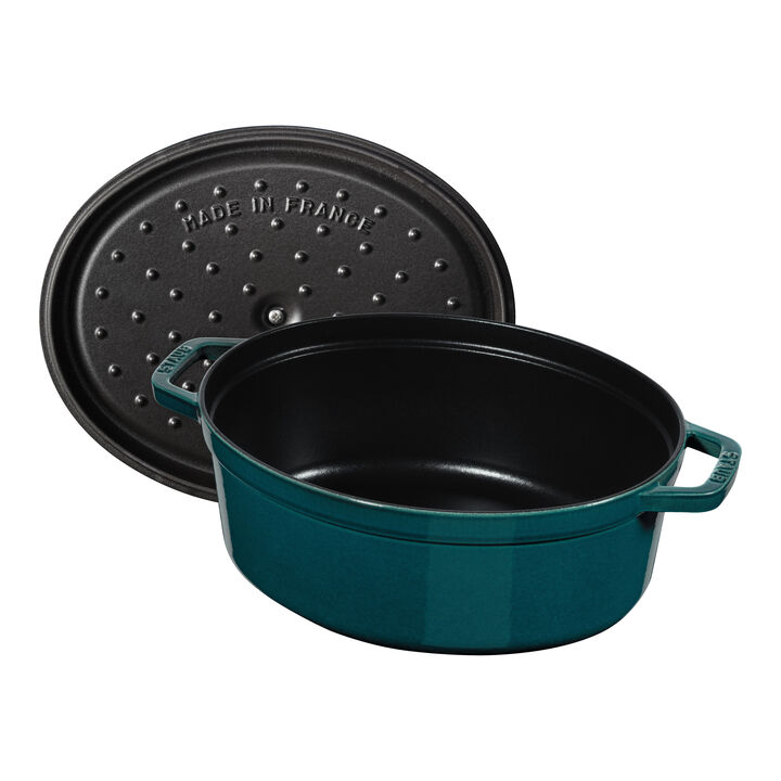 La Cocotte, Cocotte 31 cm, Ovale, La Mer, Fonte, large 3