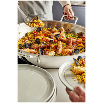 Paella Tavası Kapaksız | 18/10 Paslanmaz &Ccedil;elik | 46 cm,,large 2