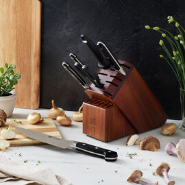 7-pc, Knife block set, Acacia