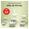 Fresh & Save BOWLS, Vacuum bowl L / 24 cm, glass, Transparent, small 6
