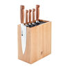 Four Star, 6-pc, Kotibe Wood Handle Knife Block Set, Brown, small 3