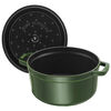 La Cocotte, 6.75 l cast iron round Cocotte, basil-green, small 9