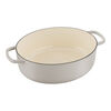 Bellamonte, Cocotte 23 cm, oval, Elfenbein-Wei&szlig;, Gusseisen, small 3
