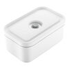 Fresh & Save, M Divided Meal Prep Container, plastic, white-grey, small 1