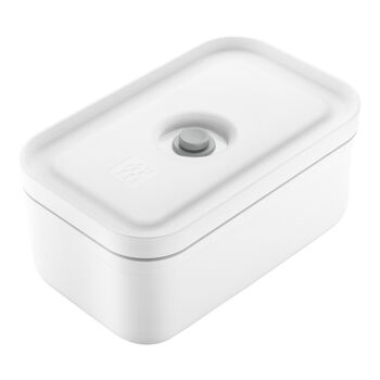 Vakumlu Yemek Kabı, M, Plastik, Beyaz-Gri,,large 1