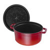 La Cocotte, Cocotte rotonda - 24 cm, ciliegia, small 10