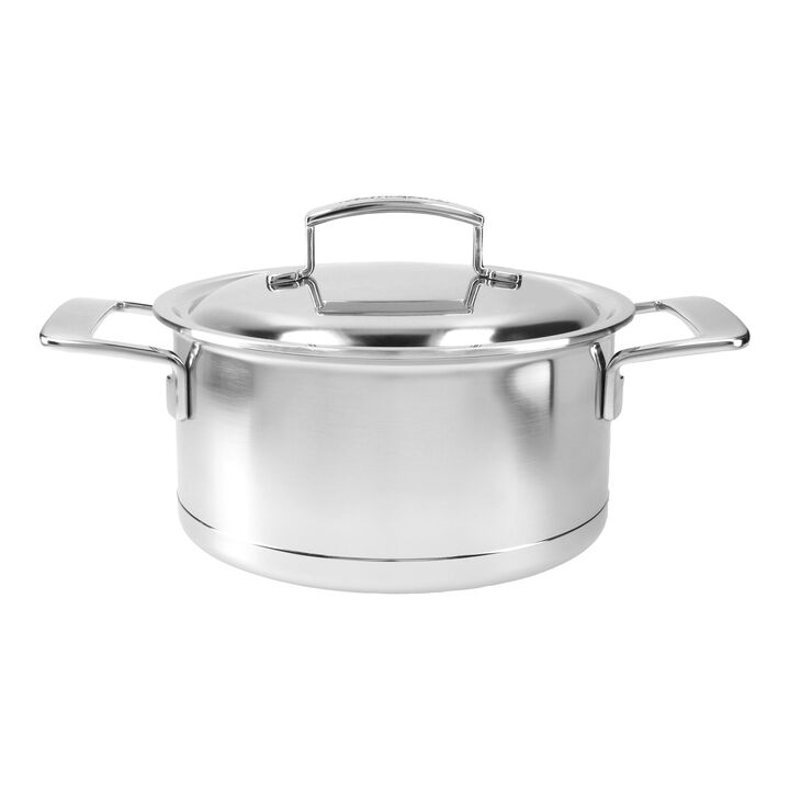 Silver 7, Casserole avec couvercle à double parois 20 cm / 3 l, large 1