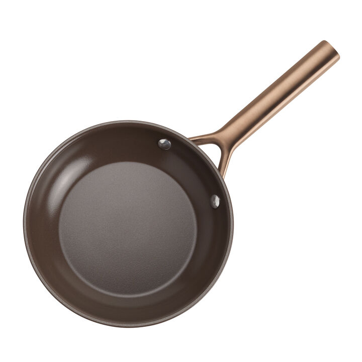 Milano, 2-pc, Frying Pan Set Ceramic Nonstick Titanium, Brown, large 4