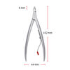 TWINOX, Skin Nippers Stainless Steel Matt, small 4