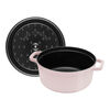 La Cocotte, Gryta 24 cm / 3,7 l, Rund, Sorbet steg, Gjutj&auml;rn, small 3