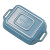 Ceramique, Plat &agrave; four 27 cm, Rectangulaire, Turquoise antique, small 3