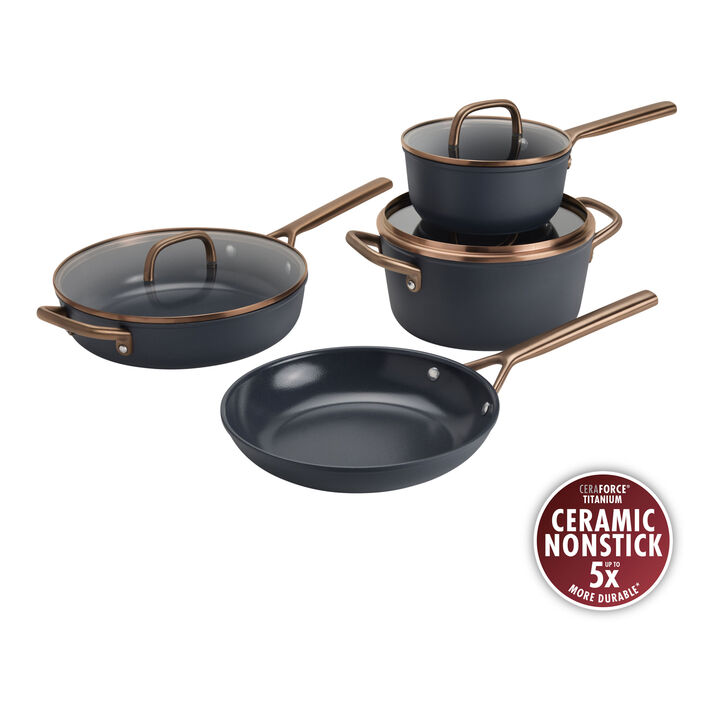 Milano, 7-pc, Cookware Set Ceramic Nonstick Titanium, Blue, large 1