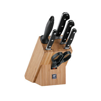 Set di coltelli con ceppo
